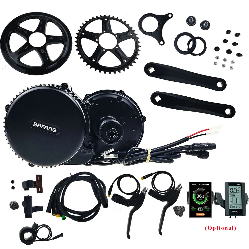 Bafang двигатель BBS02B BBS02 48V 750W мотор среднего привода 8fun комплект для