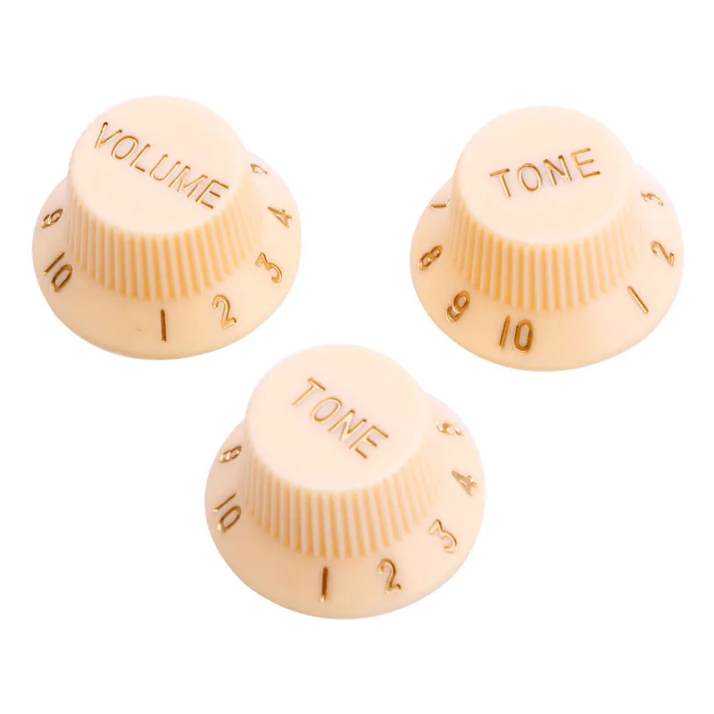 1 Volume 2 Tone Knob Button Guitar Control Knobs For FD ST Cream | Спорт и развлечения