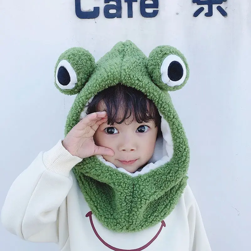Детская шапка на осень и зиму Детские очень милые бархатные наушники в виде
