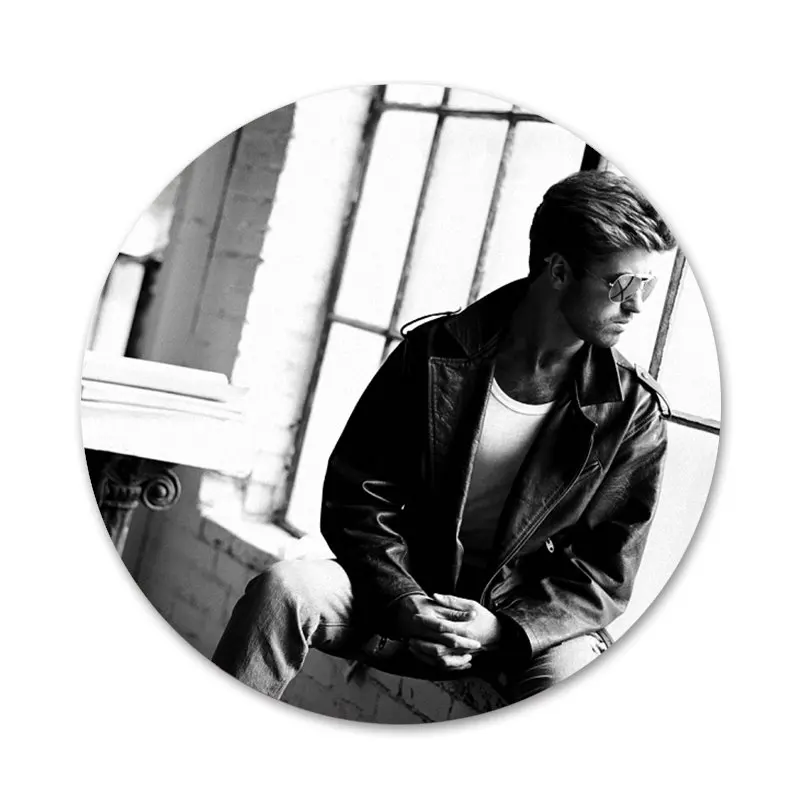 

George Michael Badge Brooch Pin Accessories For Clothes Backpack Decoration gift 58mm