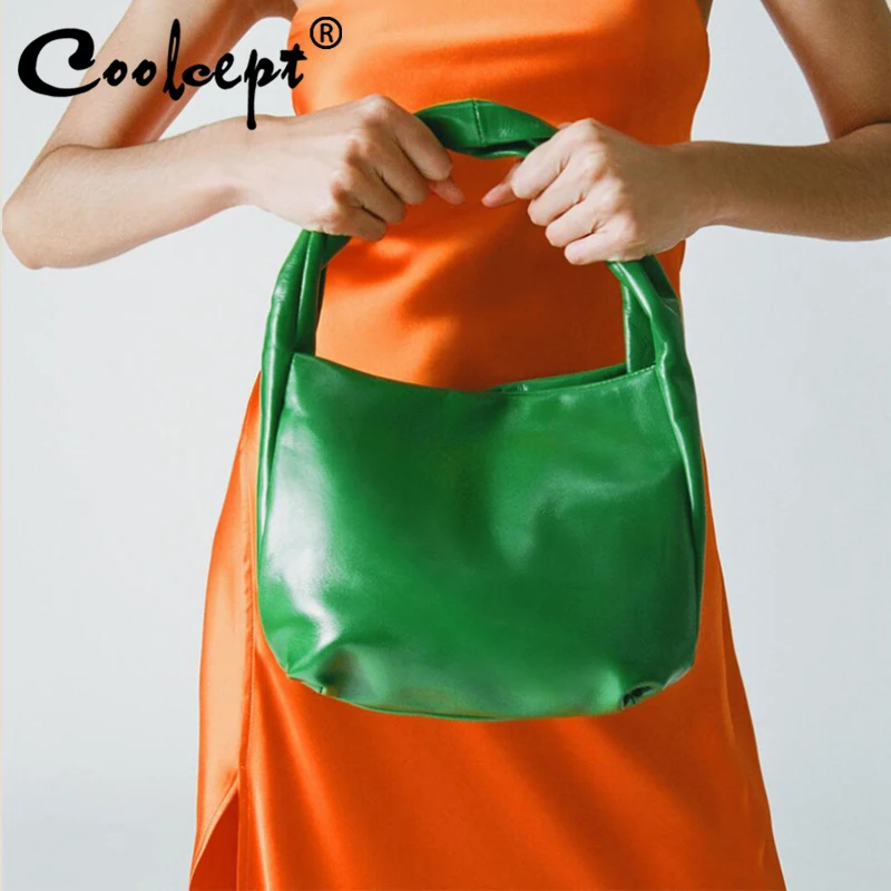 

Coolcept 2022 New Luxury Woemn Handbag Fashion Pu Larther Woemn'S Single Shoulder Bag For Winter Wester Styl Club Casual