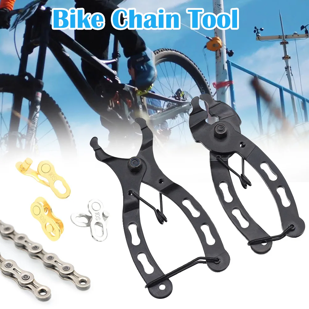 

Bike Missing Link Pliers Bicycle Chain Quick Link Open Close Master Link Tool With Chain Connecting Hook Bike Repair Accessories