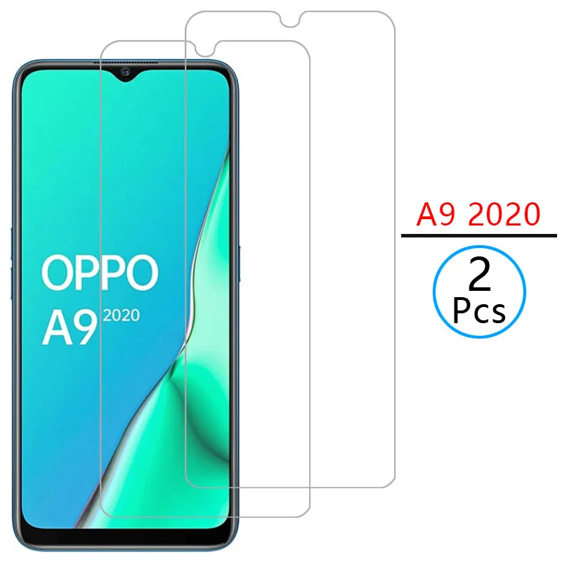 

protective glass for oppo a9 2020 screen protector tempered glas on oppoa9 a 9 9a a92020 6.5 safety film opp opo op appo 9h 2pcs