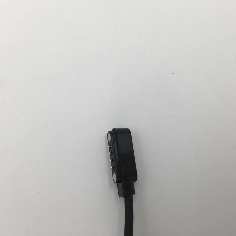 4 контакта черное магнитное зарядное устройство USB для умных часов thor 5 pro кабель