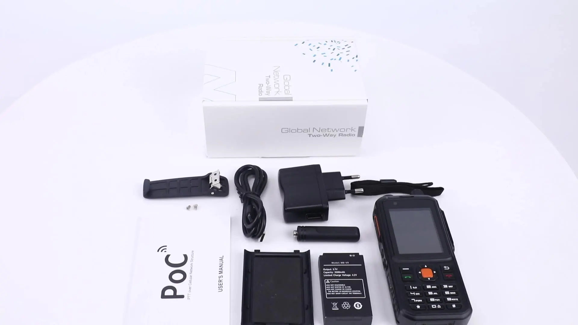 

2021 Ecome ET-A87 Cellphone 200 km LTE zello Walkie talkie With Sim Card Android 4g network Poc Radio