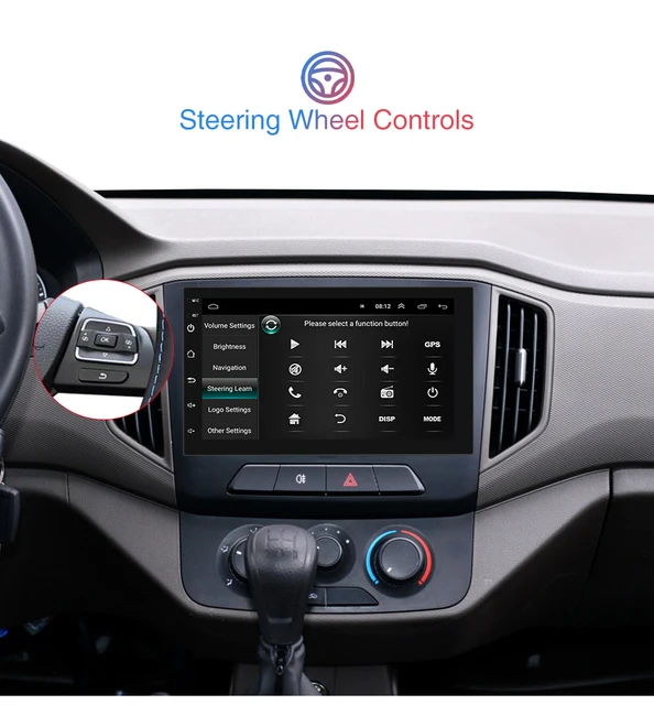 Podofo 2 Din Android 10.0 Car Radio Audio Stereo AI GPS Carplay Multimedia Video Player For VW Nissan Hyundai Toyota CR-V KIA 3