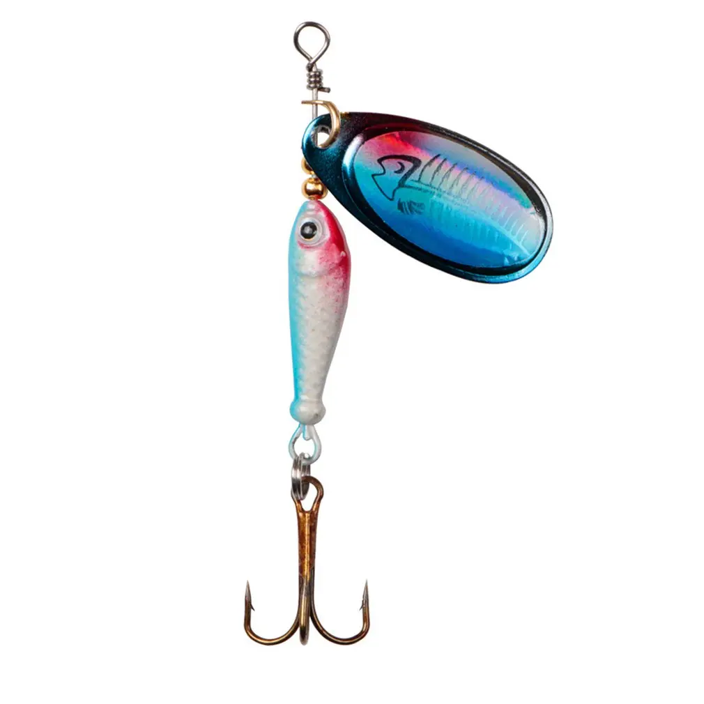 

Lure Bionic Bait Rotating Iron Shining Piece Lure Fake Bait Fishing Lure Colorful Sky Blue Gold Red Helper Reusable