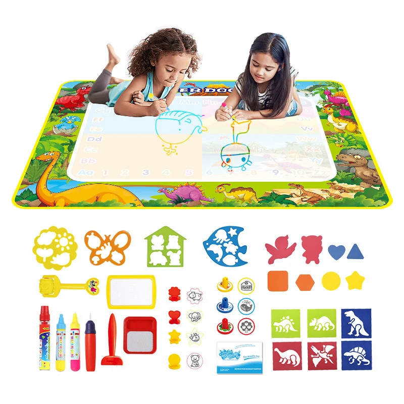 5 видов волшебный коврик для рисования водой и ручки в стиле динозавра