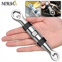 23 in 1 adjustable wrench universal key set cr v multitools multifunctional flexible type wrench 7 19mm for car repair