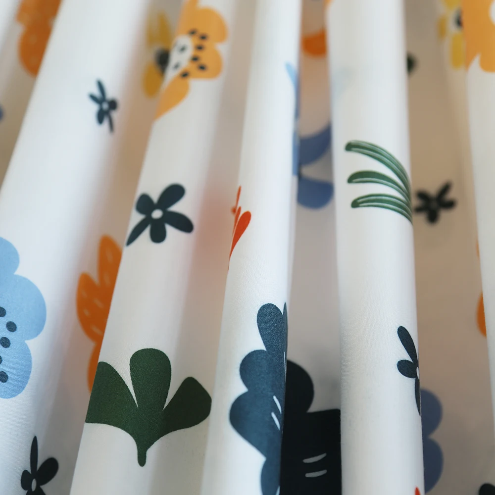 Curtain finished product hook type special price semi shading clearance treatment rental room small short curtain bedroom | Дом и сад