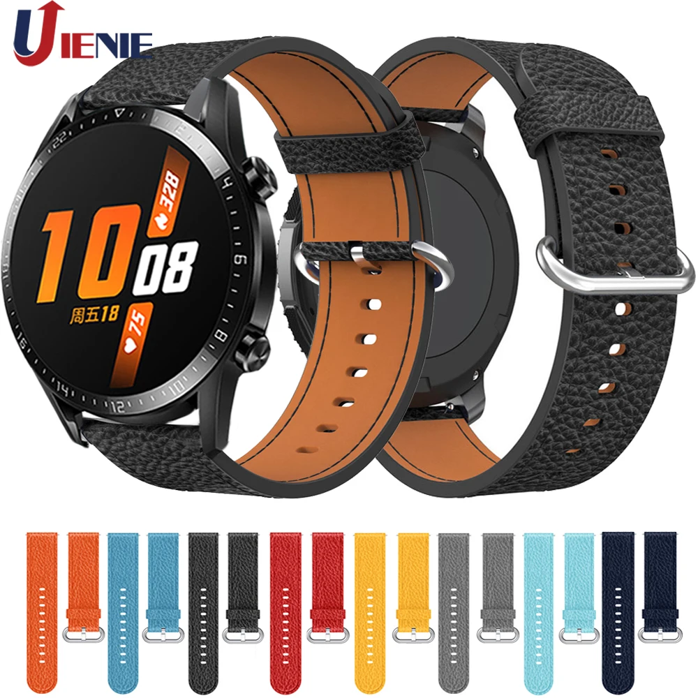 Кожаный ремешок для huawei gt gt2 46 мм GT Active/Honor Magic Dream Смарт часы браслет часов gtr 47
