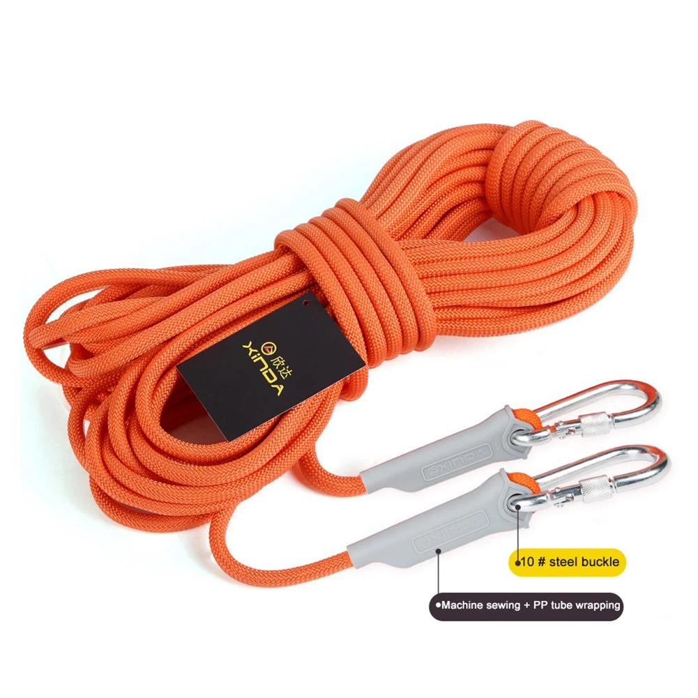 

10m Rock Climbing Camping Safety Rope Survival Equipment Camping Outdoor Hiking Cord Portable Outdoor Elements