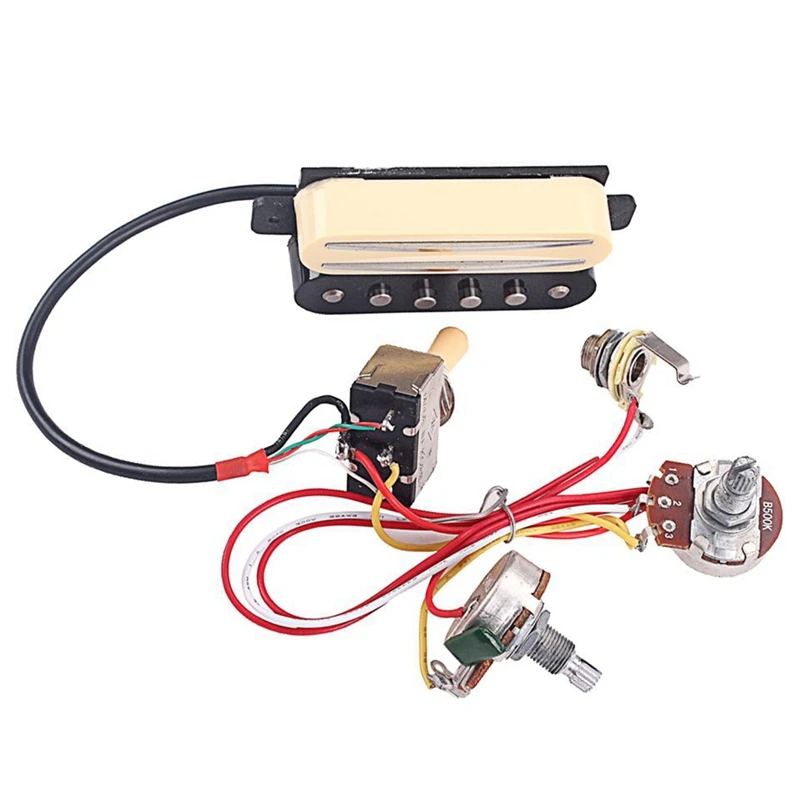 1 Набор медный двойной рельс одна катушка пикап Humbucker для электрической/сигары