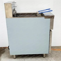 Free Standing Electric Twin Tank Two Baskets Chip Fryer