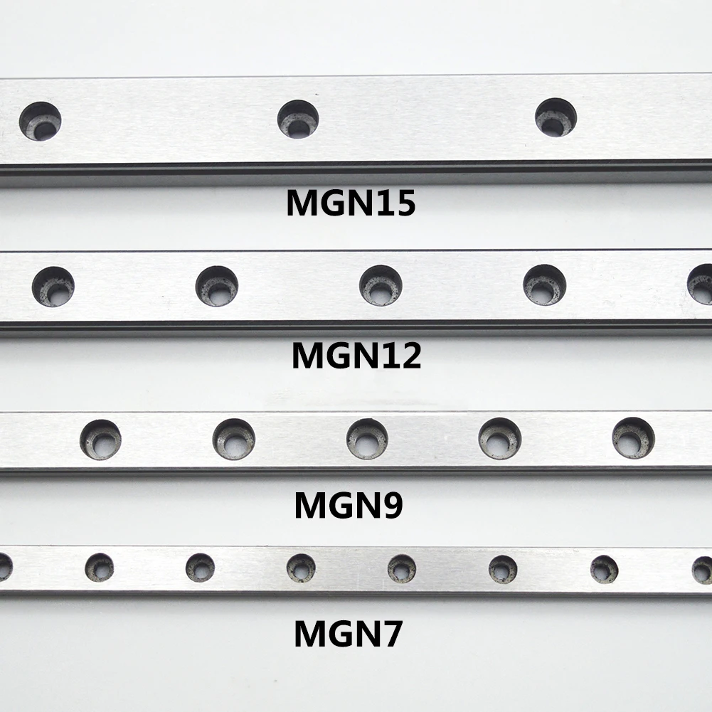 3D принтер MGN12 MGN7 MGN15 MGN9 300 600 900мм миниатюрный линейный рельсовый слайд 2шт. направляющая + 2шт. MGN12H каретка CNC детали на.