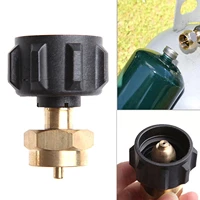 north usa 1 pound propane filling adapter qcc1 to pol copper connector gas cylinder storage tank coupler propane bottle tool