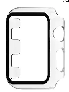 

Watch Case+Glass for Apple Watch 6 SE Series 5 3 4 PC Slim Case for IWatch 6 5 4 3 Thin Protector Plastic Frame 40mm 44 38 42mm