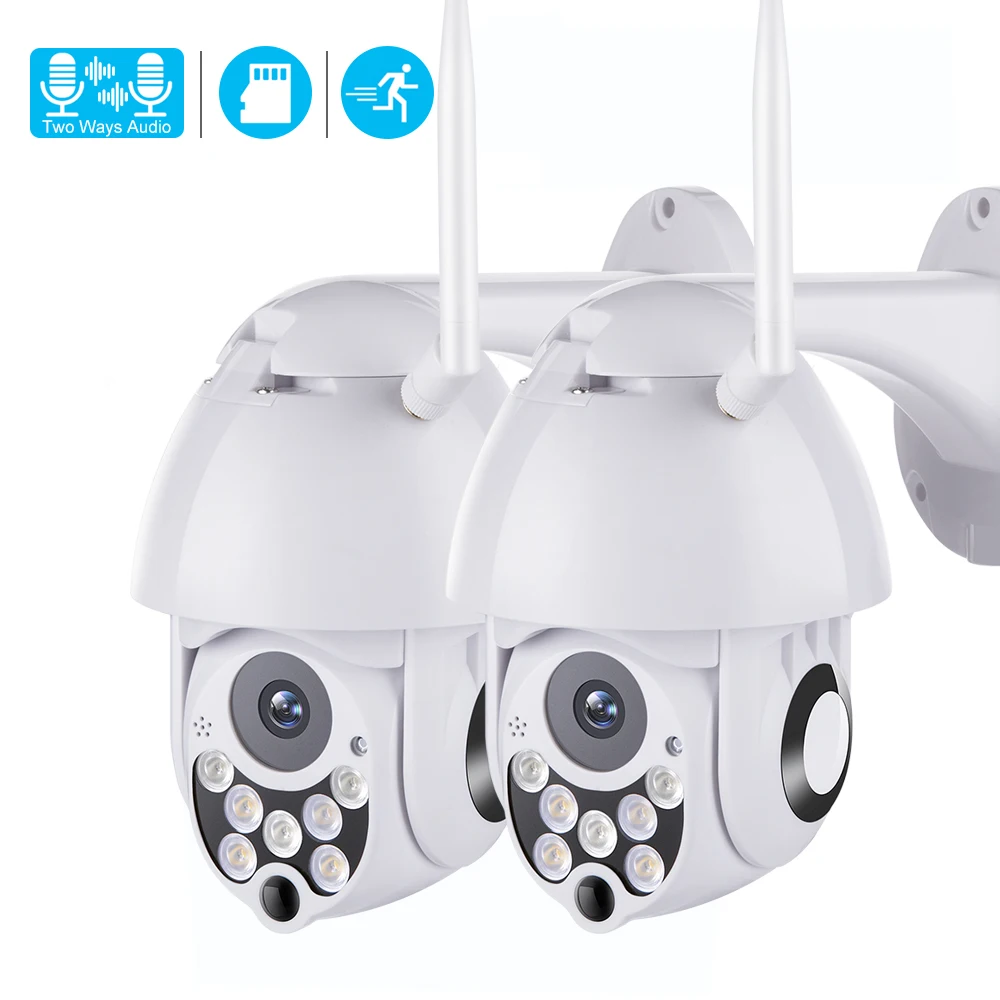 2 шт./лот 1080P PTZ IP камера наружная скоростная купольная беспроводная Wifi