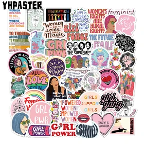103050pcs feminist cartoon forced girl stickers are suitable for motorcycle mobile phone laptop electric bicycle no repetitive free global shipping
