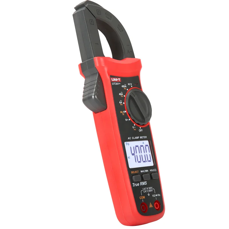 Uni-t UT201+/UT202+/UT203+/UT204+/UT202+ 400-600A цифровой клещи; Автоматический диапазон true RMS высокий прецизионный мультиметр