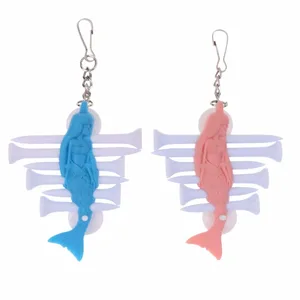 Держатель для футболки для гольфа с брелоком Русалка Череп Дельфин симпатичный держатель для футболок для гольфа с крючком