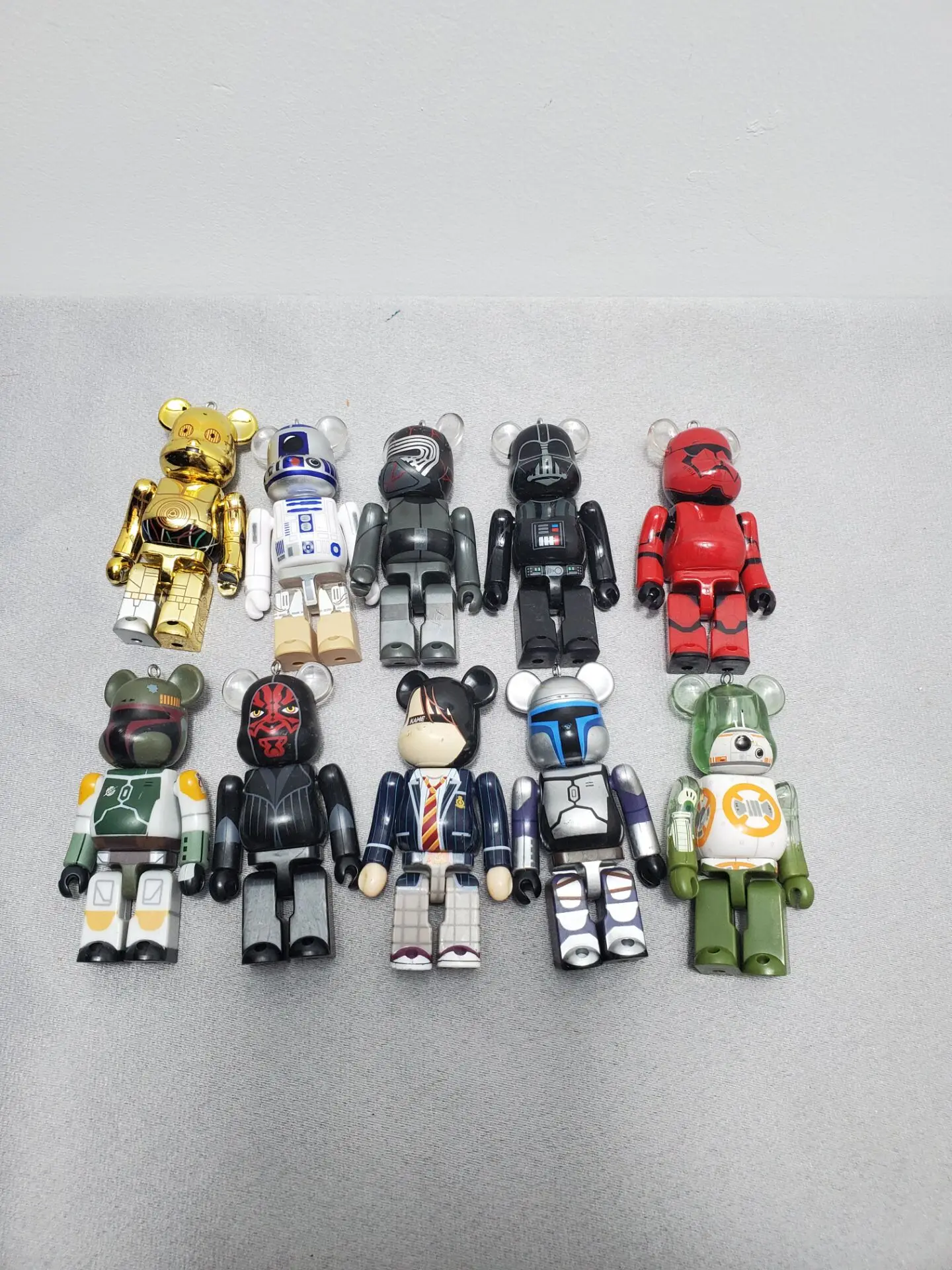 Disney star war mandalorian Darth Vader D2-R2 Super Rare 100% bear brick Bearbrickly Decoration Figure Collectable model toys