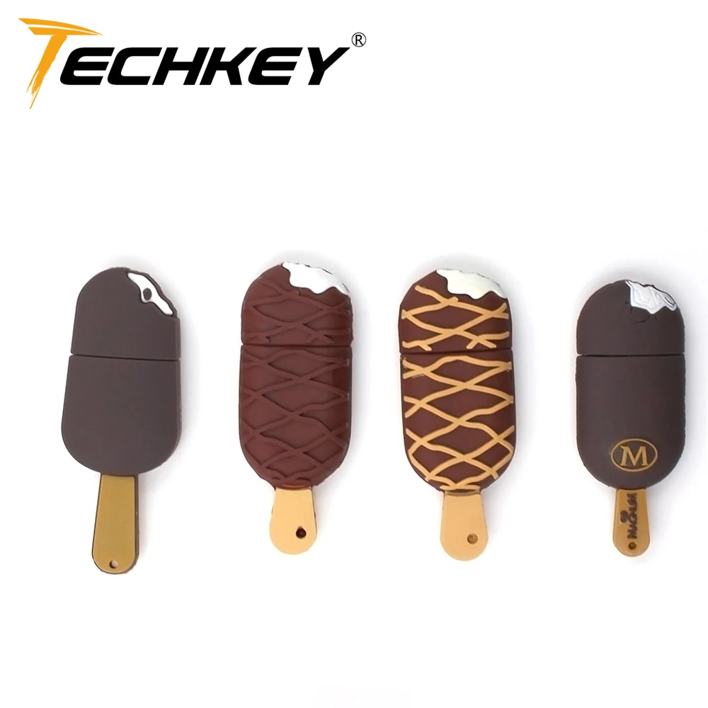 Hot sale pendrive флешка 4GB 16GB 32GB 64gb memory stick usb flash drive cute ice cream u-disk Storage device chiavetta |