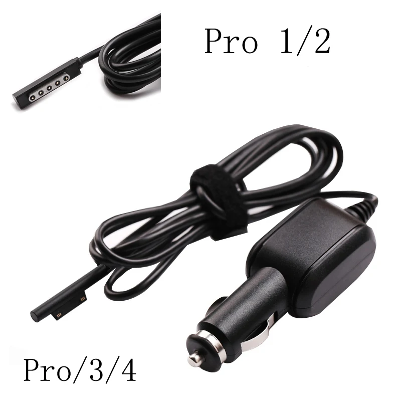 

Quality 12V 2.58A Car Charger Power Supply Adapter for Microsoft Surface Pro 3 Pro3 Pro 4 (i5 i7) 12V 3.6A For Pro 1 2 RT Pro2