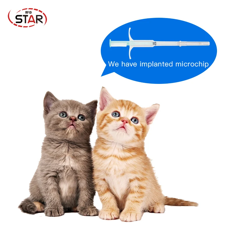50pcs 125khz FDX-A Animal Microchip Syringe Rfid 2.12*12mm ISO chip Pet Polypropylene Material rfid | Безопасность и защита