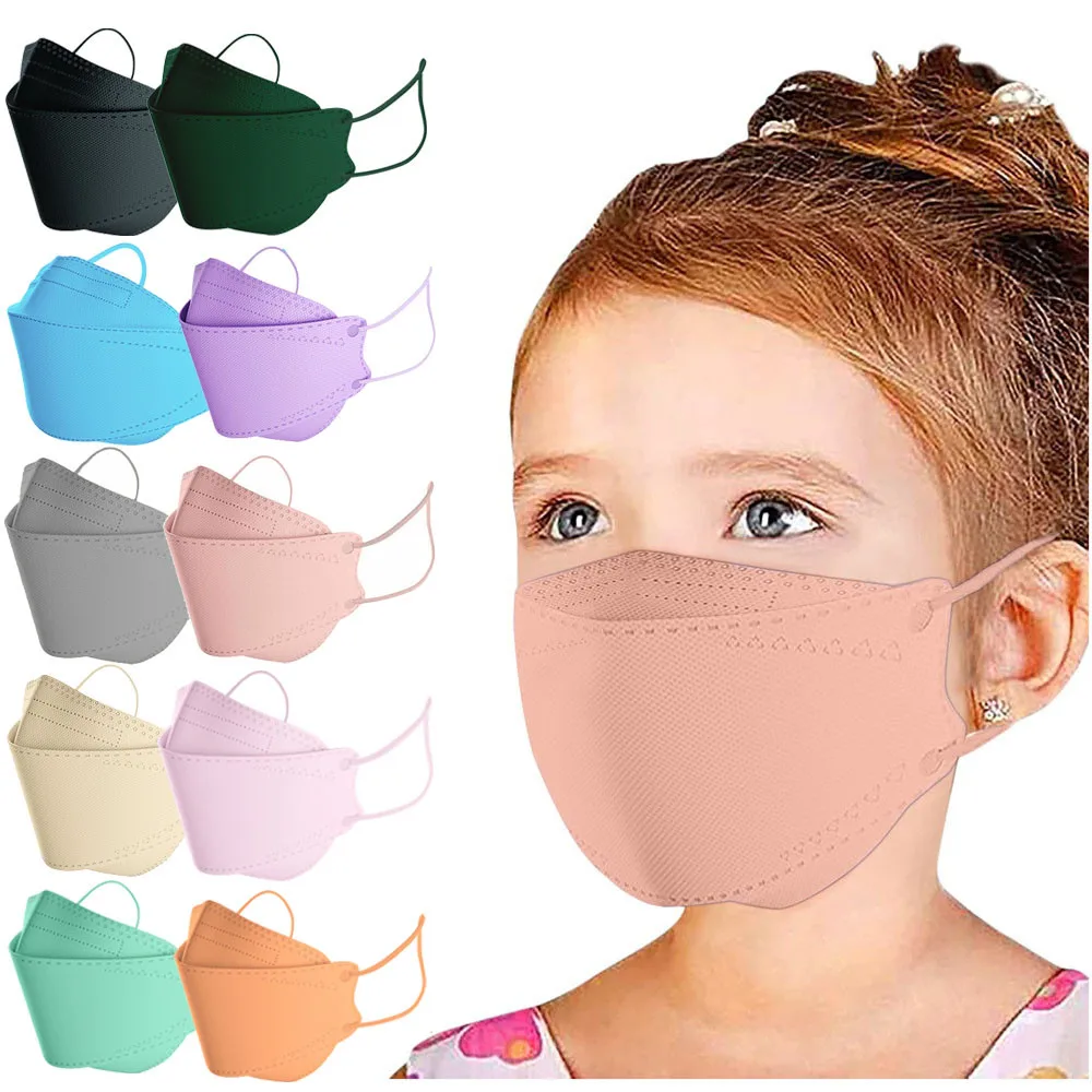 10-100PCS Kids Mask fpp2 Approved ffp2mask Korean Fish Respiratory kn95 facemask ffp2reutilizable Mascarillas Niños | Безопасность и