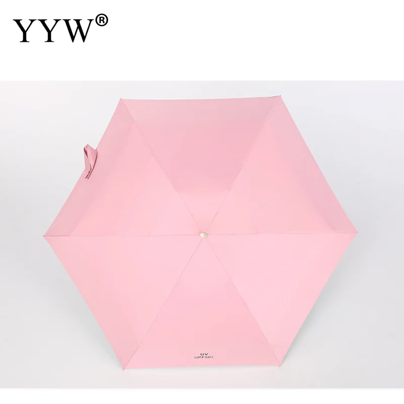 Складной мини-зонт для женщин и мужчин Портативный Карманный Зонт с защитой от