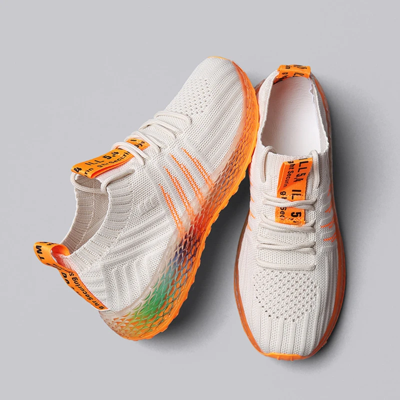 Женские теннисные туфли дышащие сетчатые кроссовки на шнуровке спортивная обувь