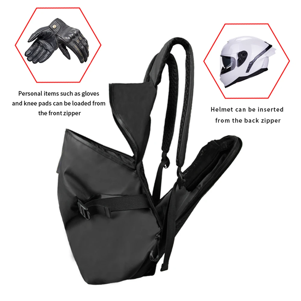Новая мотоциклетная сумка для шлема Большой Вместительный мотоциклетный рюкзак