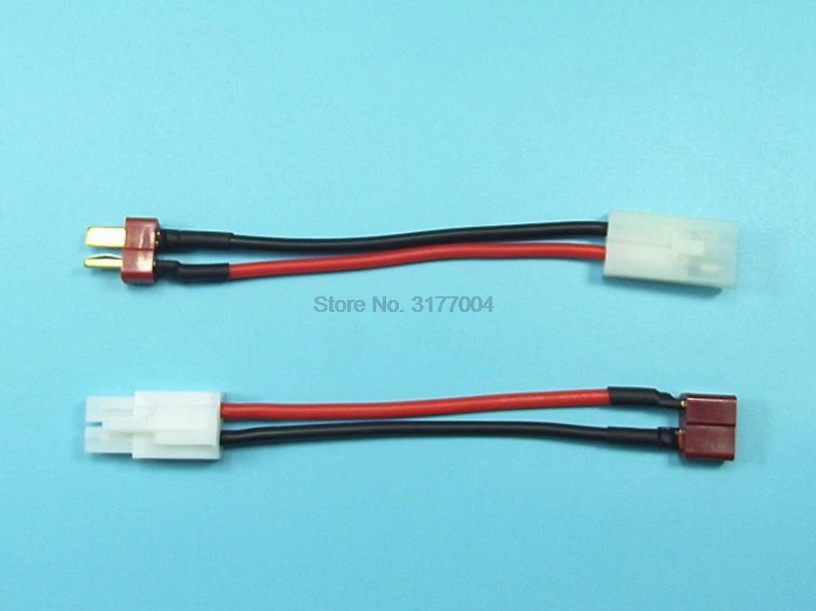 DHL 1000 шт. зарядный адаптер Deans T штекер и гнездо Tamiya Head Male для RC Car Lipo Battery Charger|Детали