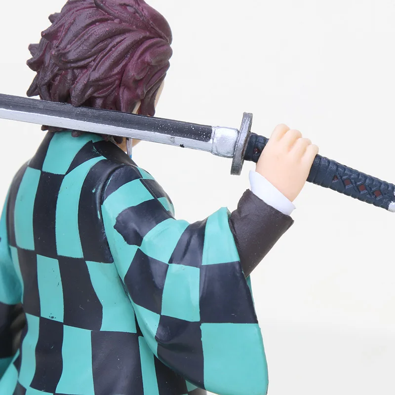 Набор из 2 новых 16 см аниме Demon Slayer Tanjirou Kamado Kimetsu no Yaiba Kamado Nezuko ПВХ фигурка Коллекционная модель куклы