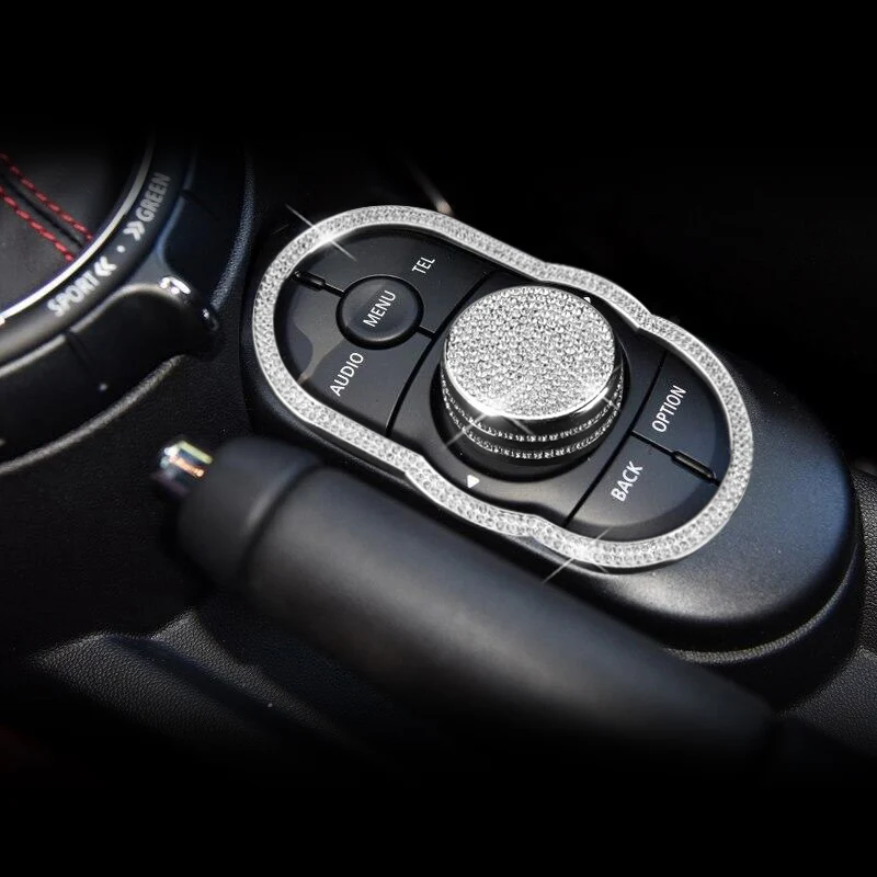 Кристальный интерьерный стикер для автомобиля BMW Mini Cooper S JCW Clubman Countryman F54 F55 F56 F60, аксессуары стилизации.