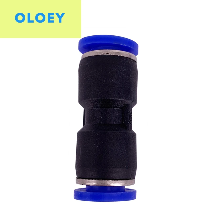 

Полиуретановые пневматические фитинги OD:4 6 8 10 12 16 мм прямое соединение пластиковые прямые газовые фитинги с одним касанием трубы в прямом ф...