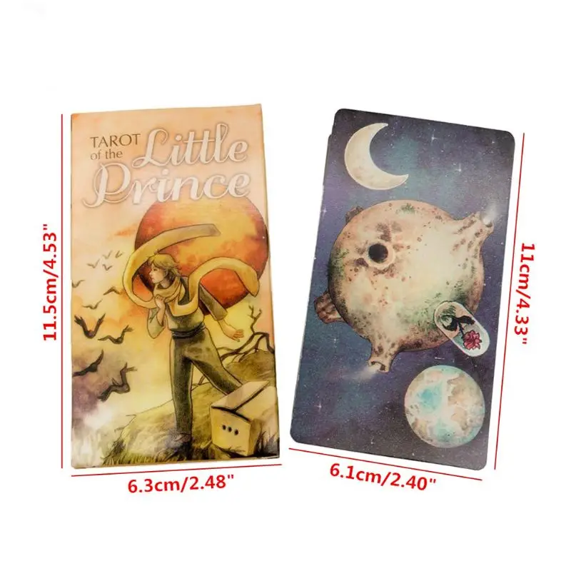 

Tarot of the Little Prince Whimsical Loosely 78 Deck Cards Guidance Fate Divination Oracle Family Party Board Game