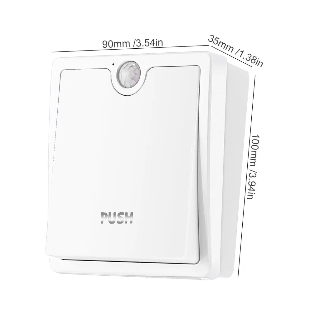

0-4m Induction Distance 20-60LM Brightness White Light 16 LED ABS Body Sensor Induction Light Switch Panel Light with USB