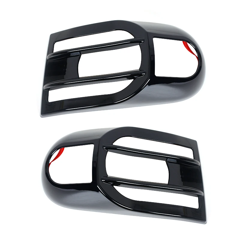 Фото Чехол для противотумансветильник светильник Toyota Fj Cruiser 2007 2008 2009 2010 2011 2012 2013 2014, матовый черный, 1 комплект №4