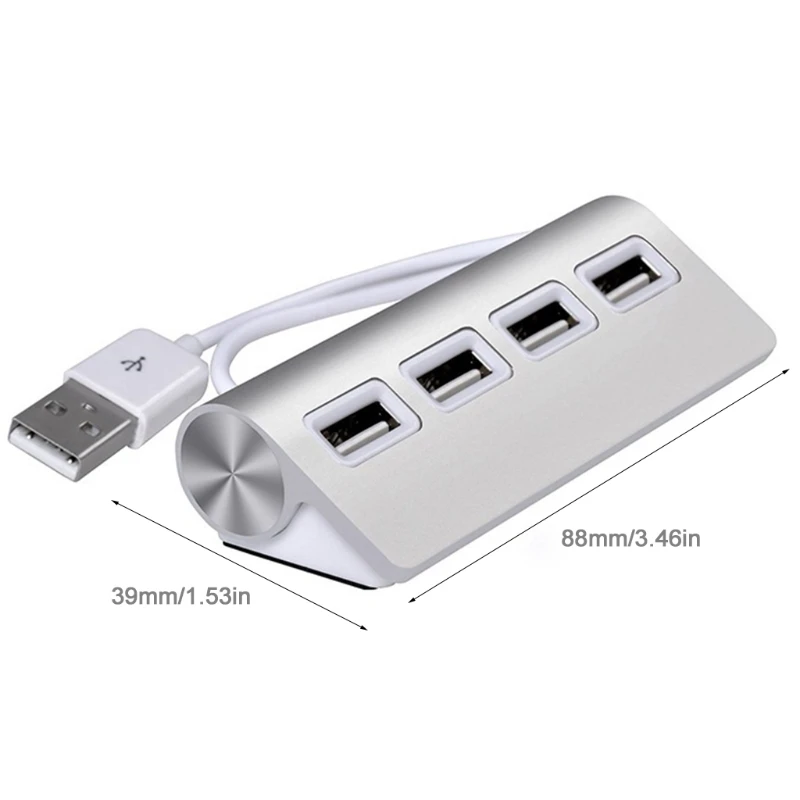 

Mini Multi-Port USB 3.0 2.0 Hub Multi-USB Splitter Adapter 4 Ports High Speed