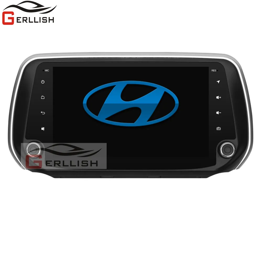 Автомобильный dvd плеер для Hyundai Santa Fe 2018 2019 радио Зеркало Ссылка 9 дюймов HD экран