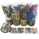 2,557.51015 см * 4,5 м Камуфляж дышащий эластичный бинт самоклеющийся спортивный защитный фиксатор тейпы медицинский обертка домашнее животное бандаж тейп