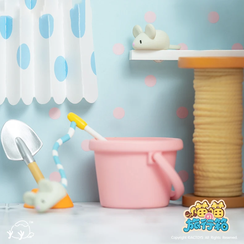 Кошка колокольчик слепой случайный ящик игрушки дорожная сумка аниме фигурка