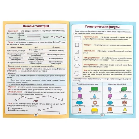 Правила по математике 3 класс распечатать Class 1 mathematics - купить недорого AliExpress