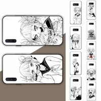 anime himiko toga black and white phone case for samsung note 5 7 8 9 10 20 pro plus lite ultra a21 12 72