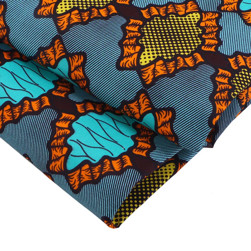 2019 Latest Fashion African 100% Cotton Gray Print Fabric Veritable Ankara Real Wax 6Yardslot | Аксессуары для одежды