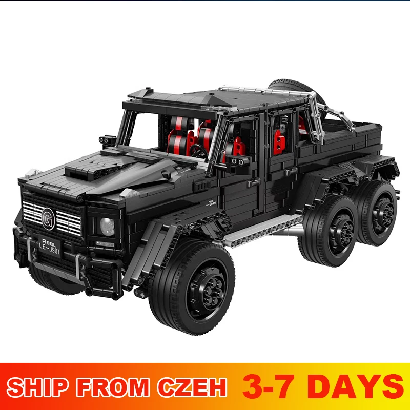 3300 шт. G63 6x6 LAND CRUISER Off модель дорожного транспортного средства комплекты мс для