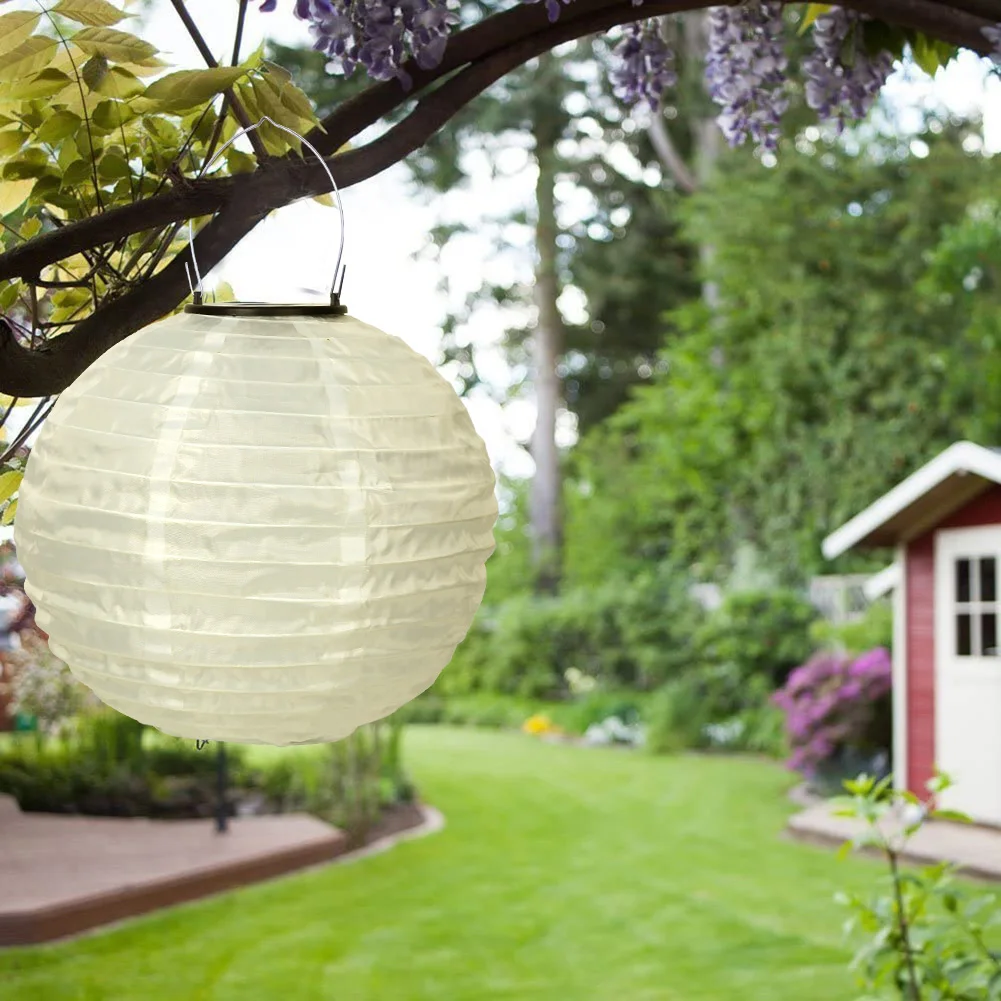 

Светодиодная лампа на солнечной батарее, водонепроницаемое китайское освещение, праздничное украшение для сада, 10 дюймов