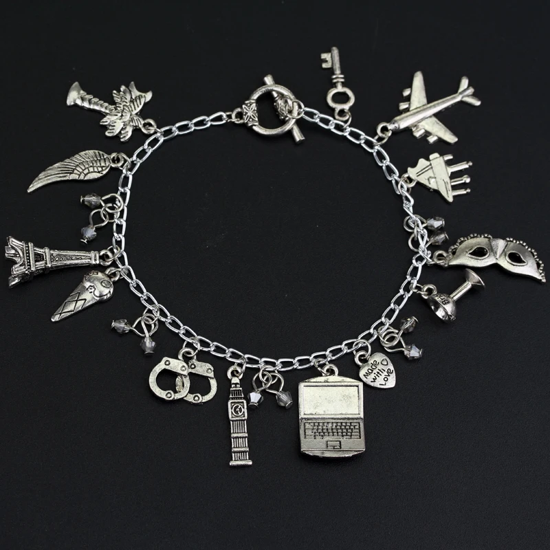 

Movie Jewelry 50 Fifty Shades of Grey Bracelets Women Cosplay Accessories a Bracelet Link Chain Bangles Jewelry Accessorie
